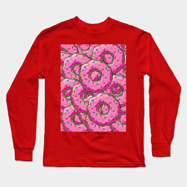 You can't buy happiness but you can buy many donuts! Long Sleeve T-Shirt by Plushism